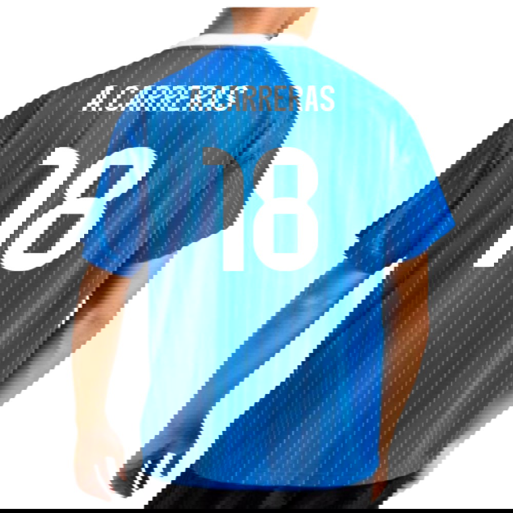 2025-2026 Real Madrid Icon Shirt (Blue) (A.Carreras 18)