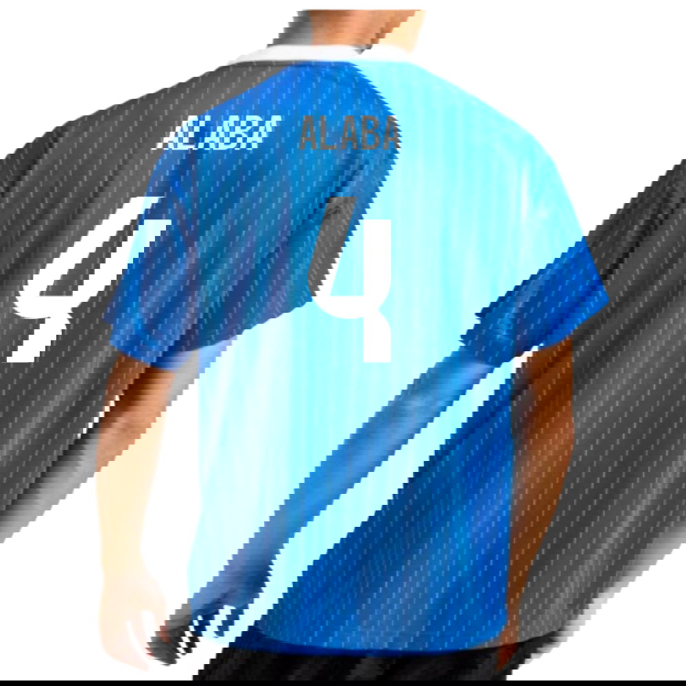 2025-2026 Real Madrid Icon Shirt (Blue) (Alaba 4)