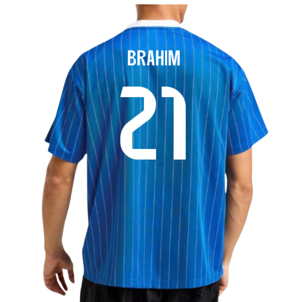 2025-2026 Real Madrid Icon Shirt (Blue) (Brahim 21)