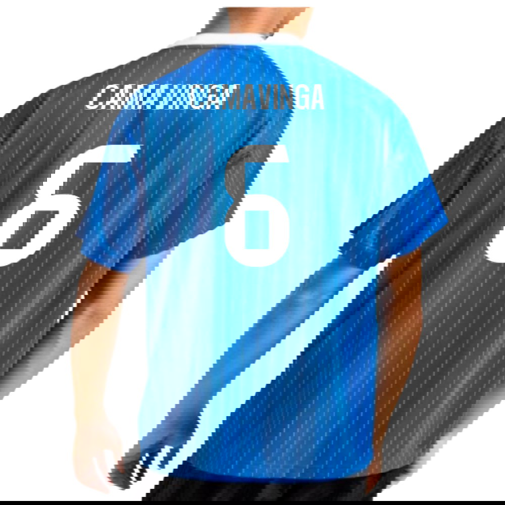 2025-2026 Real Madrid Icon Shirt (Blue) (Camavinga 6)