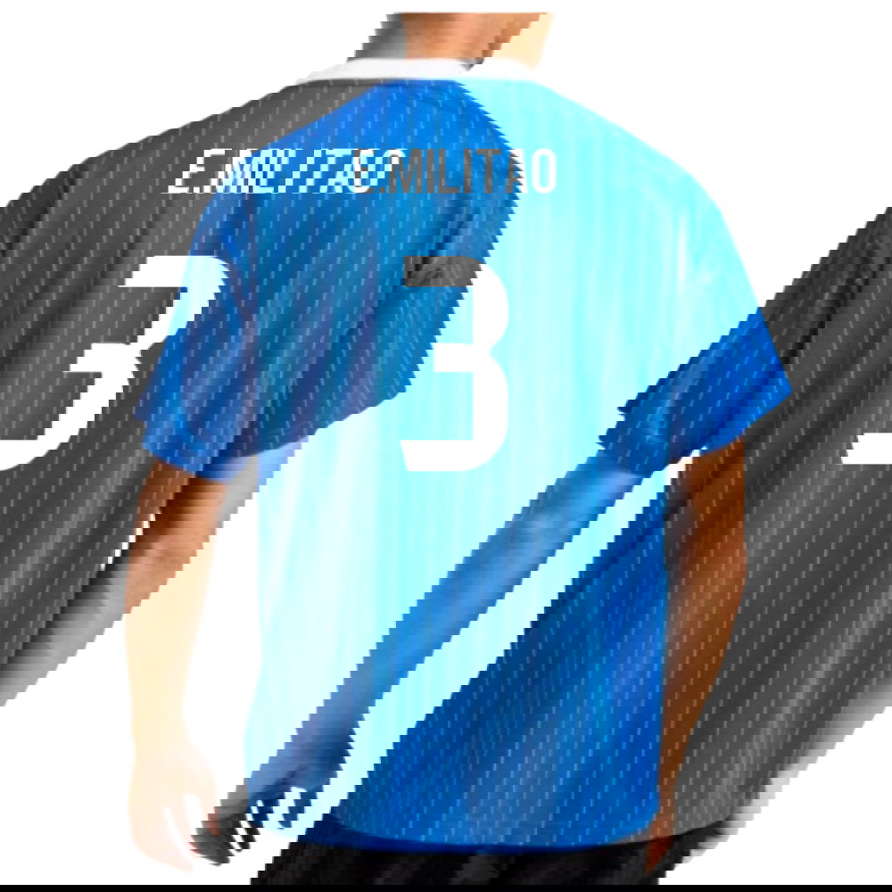 2025-2026 Real Madrid Icon Shirt (Blue) (E.Militao 3)
