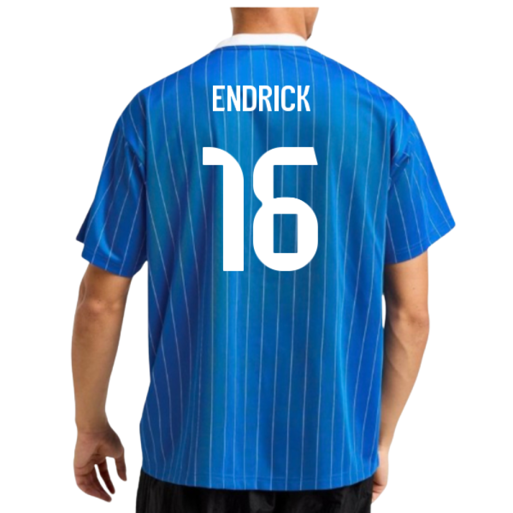 2025-2026 Real Madrid Icon Shirt (Blue) (Endrick 16)