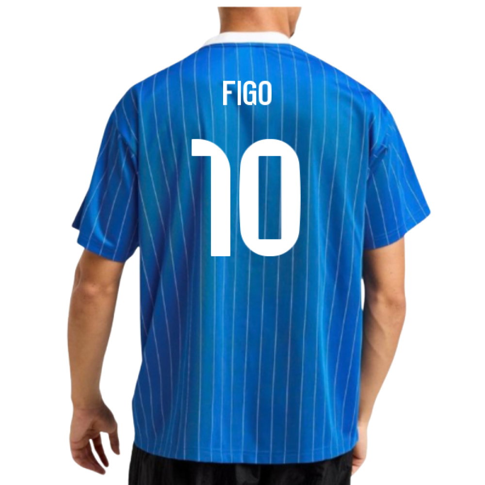 2025-2026 Real Madrid Icon Shirt (Blue) (Figo 10)