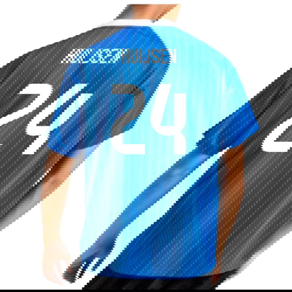 2025-2026 Real Madrid Icon Shirt (Blue) (Huijsen 24)