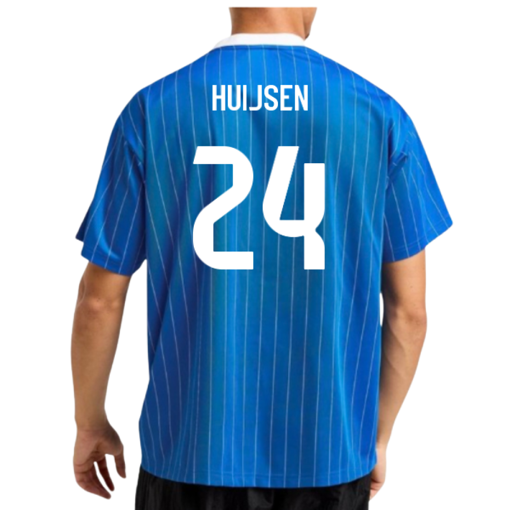 2025-2026 Real Madrid Icon Shirt (Blue) (Huijsen 24)