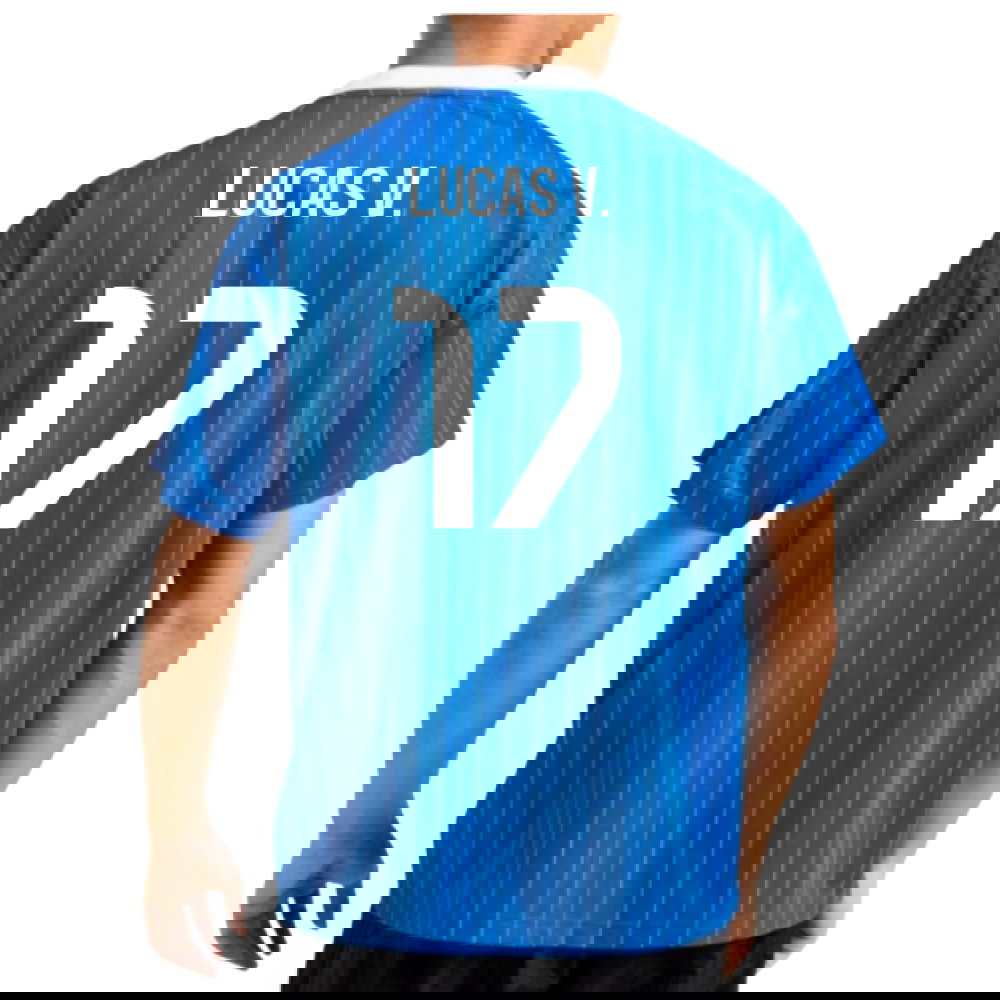 2025-2026 Real Madrid Icon Shirt (Blue) (Lucas V. 17)