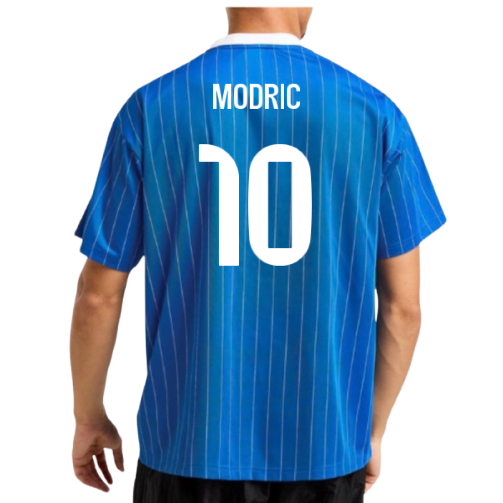 2025-2026 Real Madrid Icon Shirt (Blue) (Modric 10)