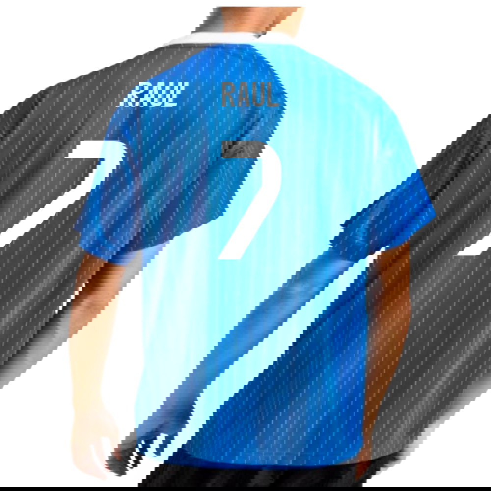 2025-2026 Real Madrid Icon Shirt (Blue) (Raul 7)
