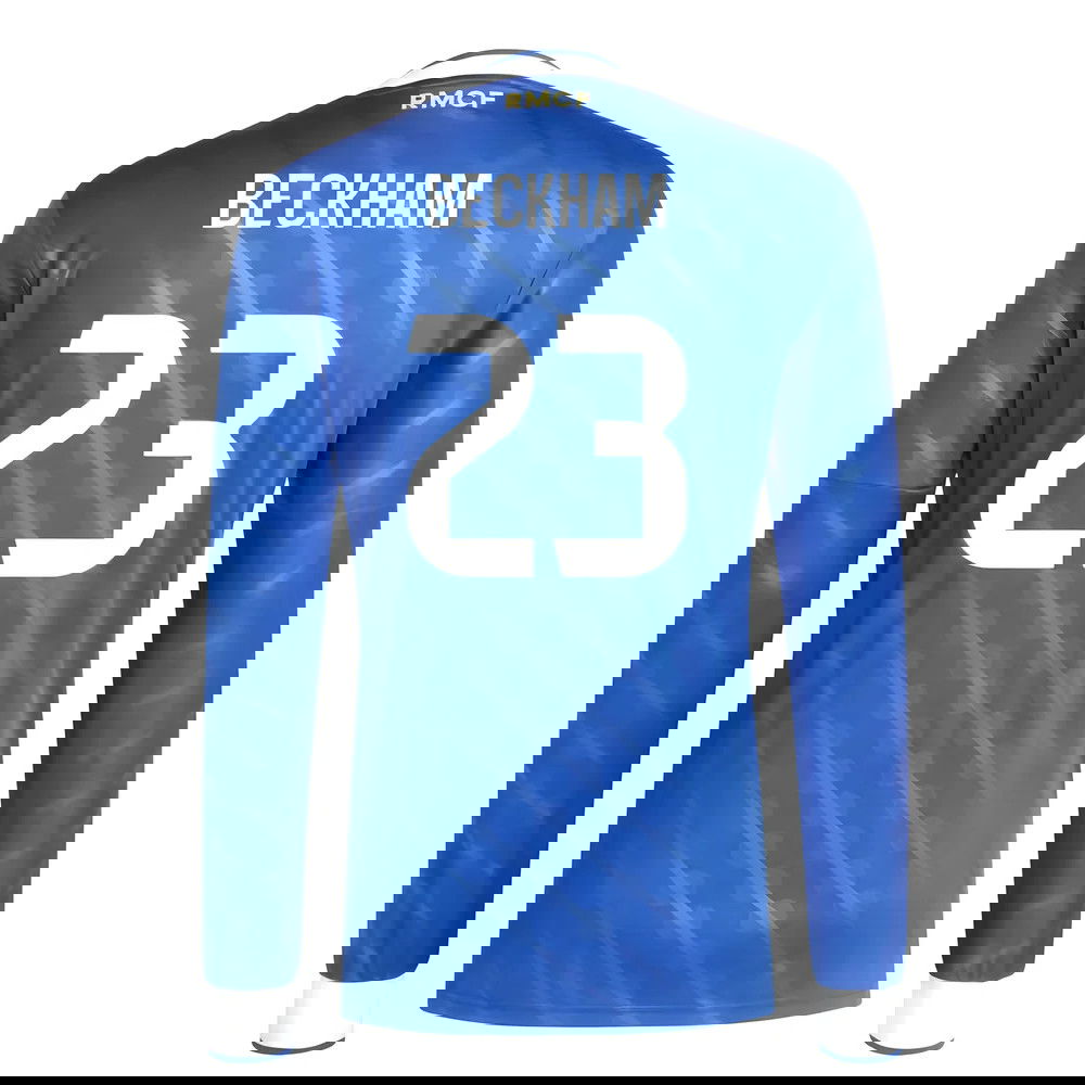 2025-2026 Real Madrid Long Sleeve Third Shirt (Beckham 23)