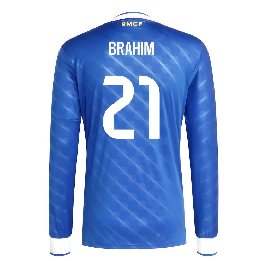 2025-2026 Real Madrid Long Sleeve Third Shirt (Brahim 21)