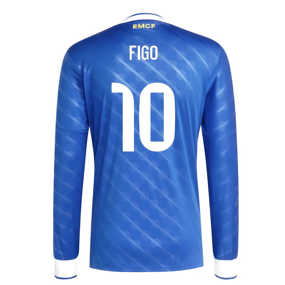 2025-2026 Real Madrid Long Sleeve Third Shirt (Figo 10)