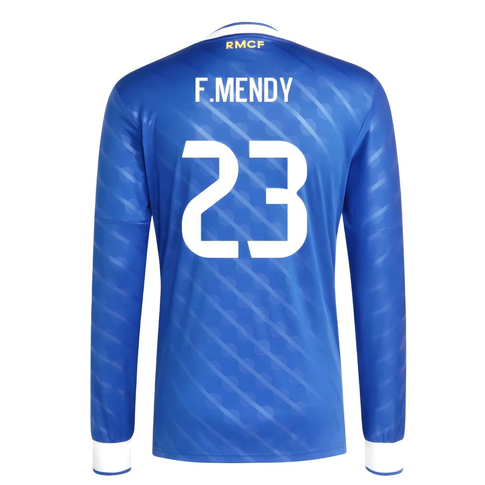 2025-2026 Real Madrid Long Sleeve Third Shirt (F.Mendy 23)