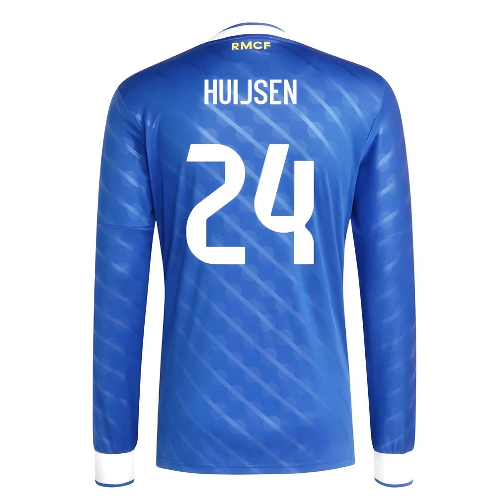 2025-2026 Real Madrid Long Sleeve Third Shirt (Huijsen 24)