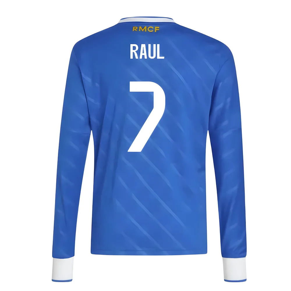 2025-2026 Real Madrid Long Sleeve Third Shirt (Kids) (Raul 7)