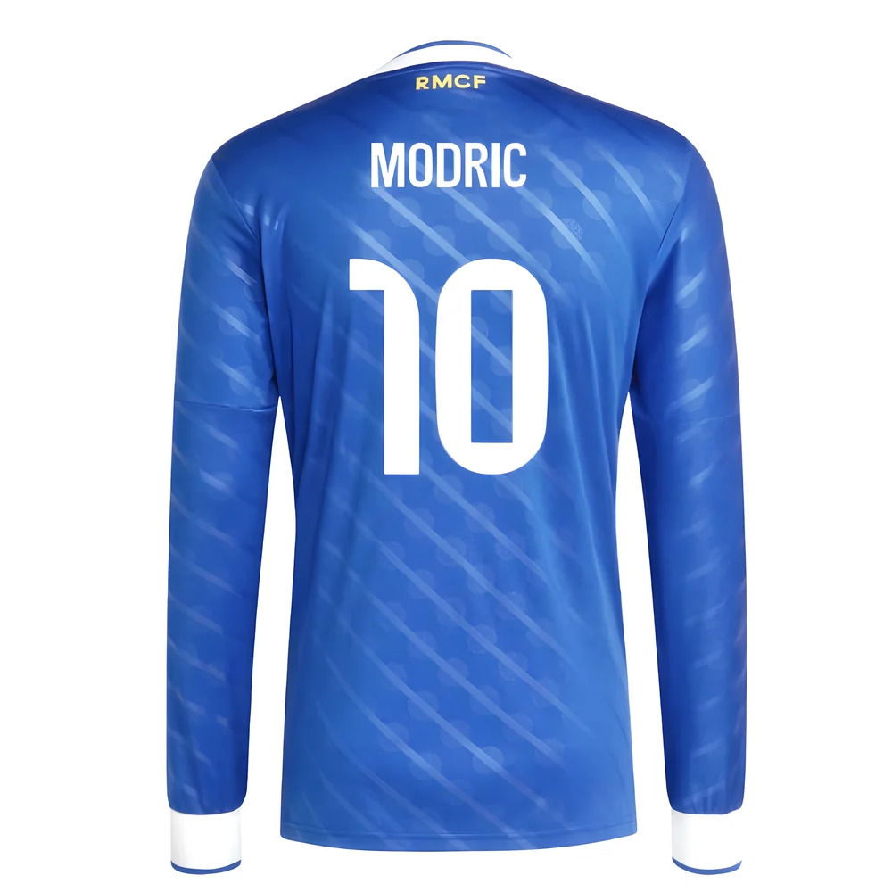 2025-2026 Real Madrid Long Sleeve Third Shirt (Modric 10)