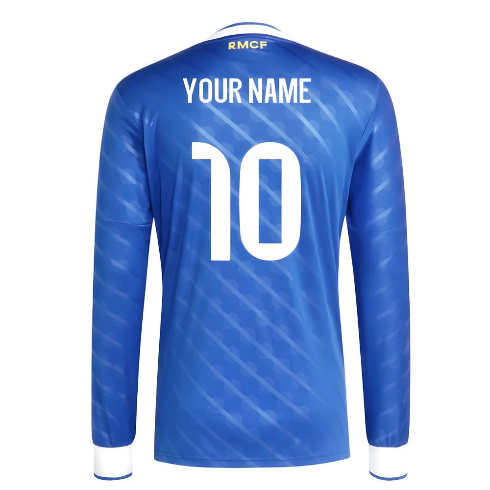2025-2026 Real Madrid Long Sleeve Third Shirt (Your Name)