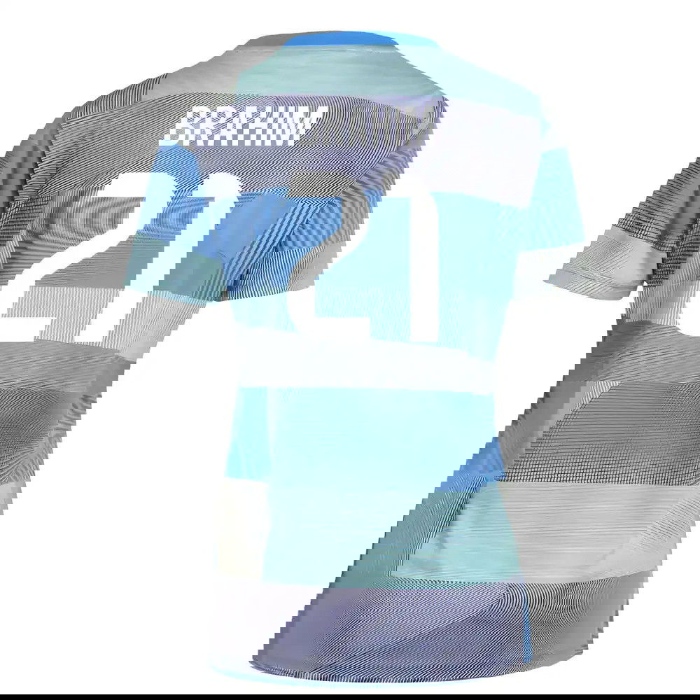 2025-2026 Real Madrid Pre-Match Shirt (Bluebird) - Womens (Brahim 21)