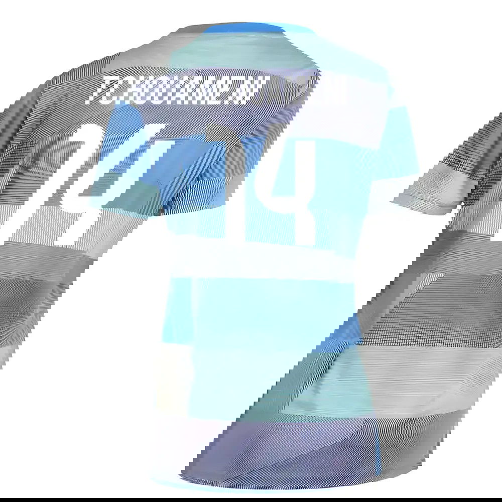 2025-2026 Real Madrid Pre-Match Shirt (Bluebird) - Womens (Tchouameni 14)