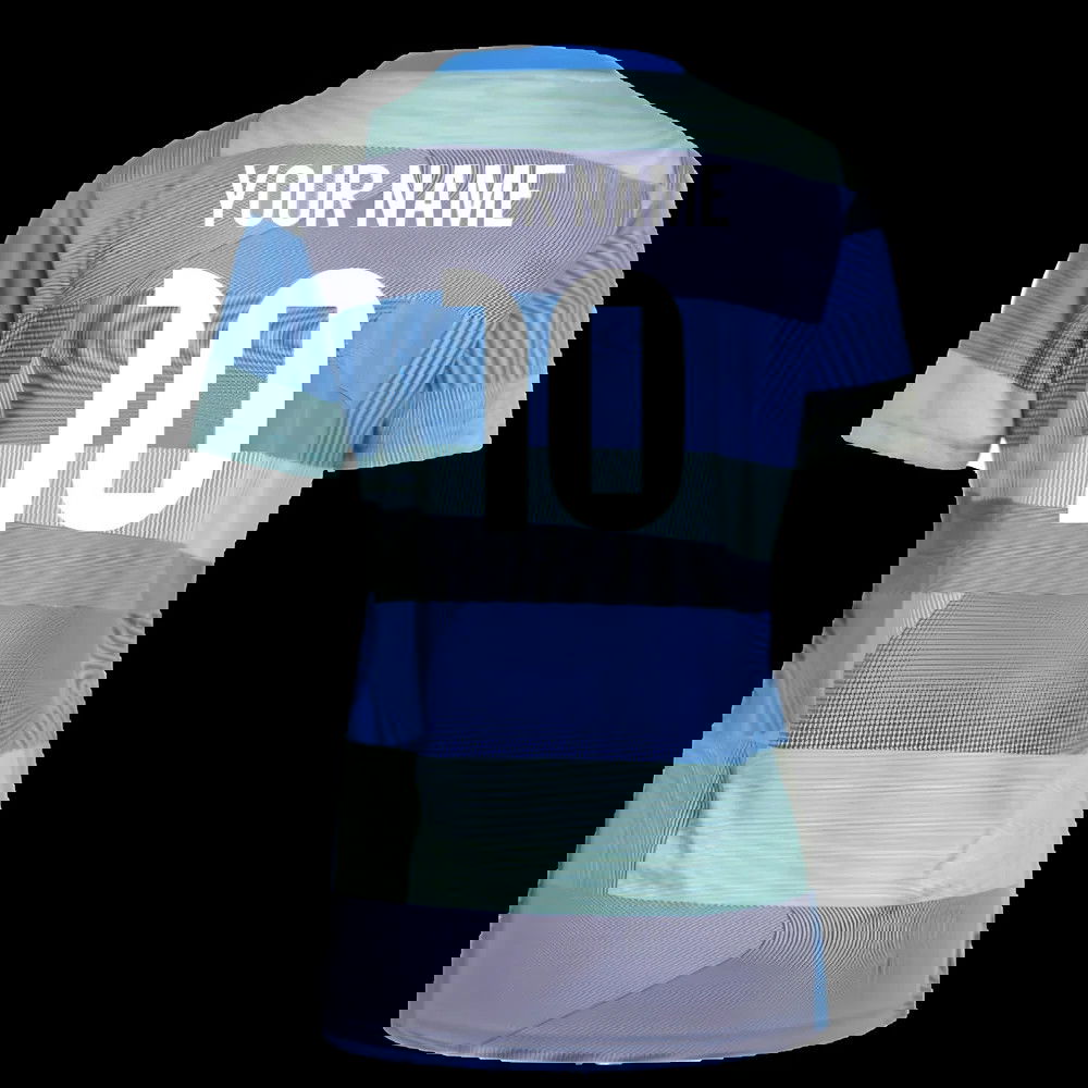 2025-2026 Real Madrid Pre-Match Shirt (Bluebird) - Womens (Your Name)