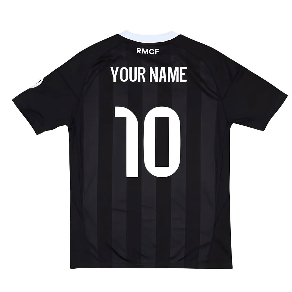 2025-2026 Real Madrid Third Goalkeeper Youth Kit (Black) (Your Name)