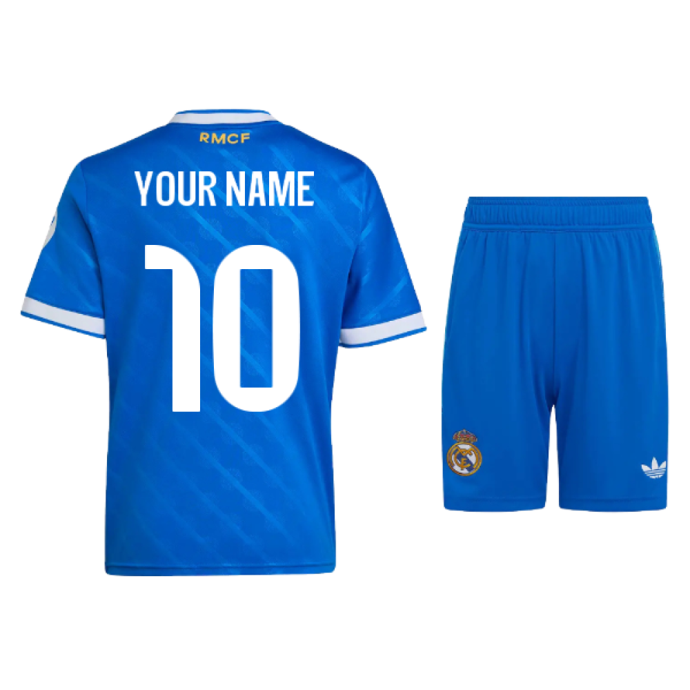2025-2026 Real Madrid Third Mini Kit (Your Name)