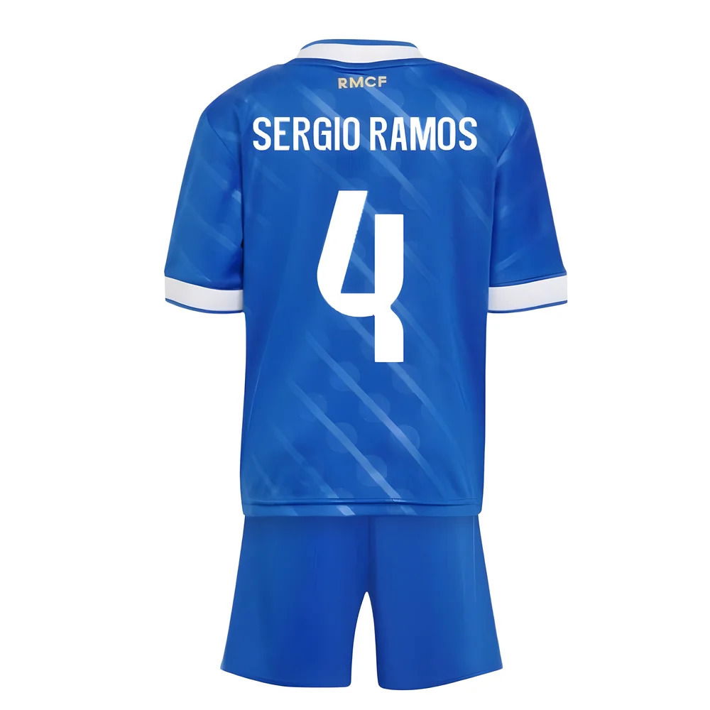 2025-2026 Real Madrid Third Youth Kit (Sergio Ramos 4)