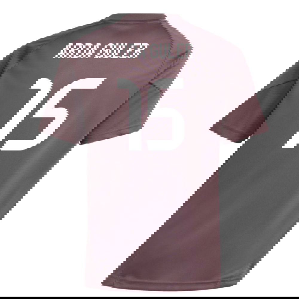 2025-2026 Real Madrid Training Jersey (Shadow Fig) - Kids (Arda Guler 15)