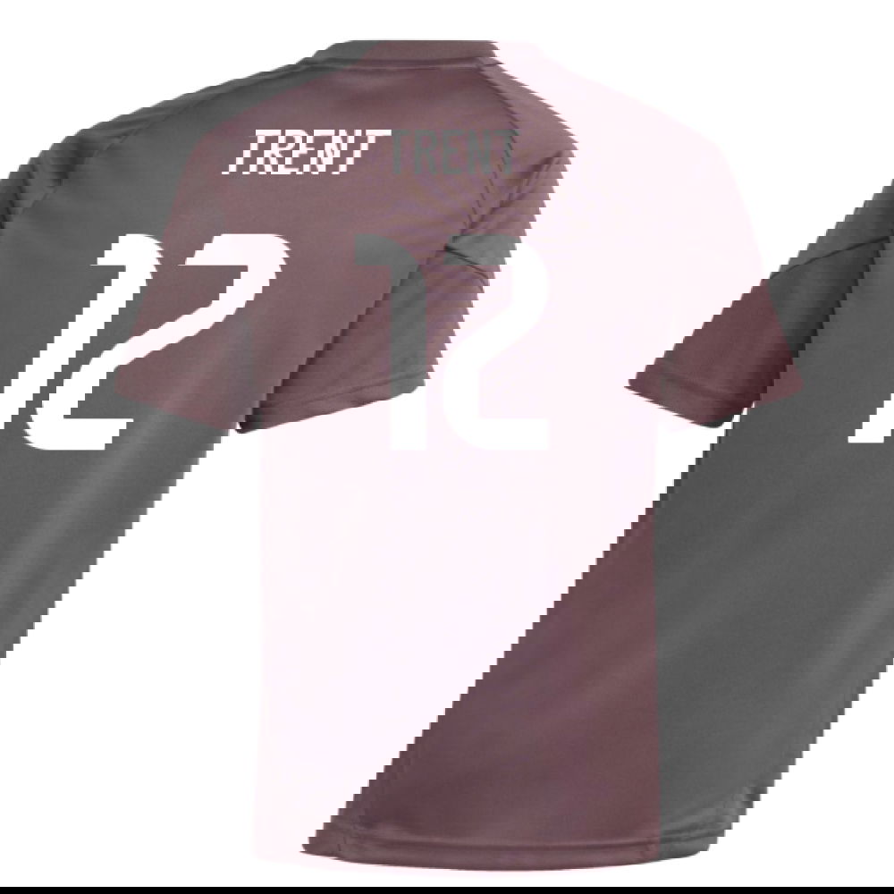 2025-2026 Real Madrid Training Jersey (Shadow Fig) - Kids (Trent 12)