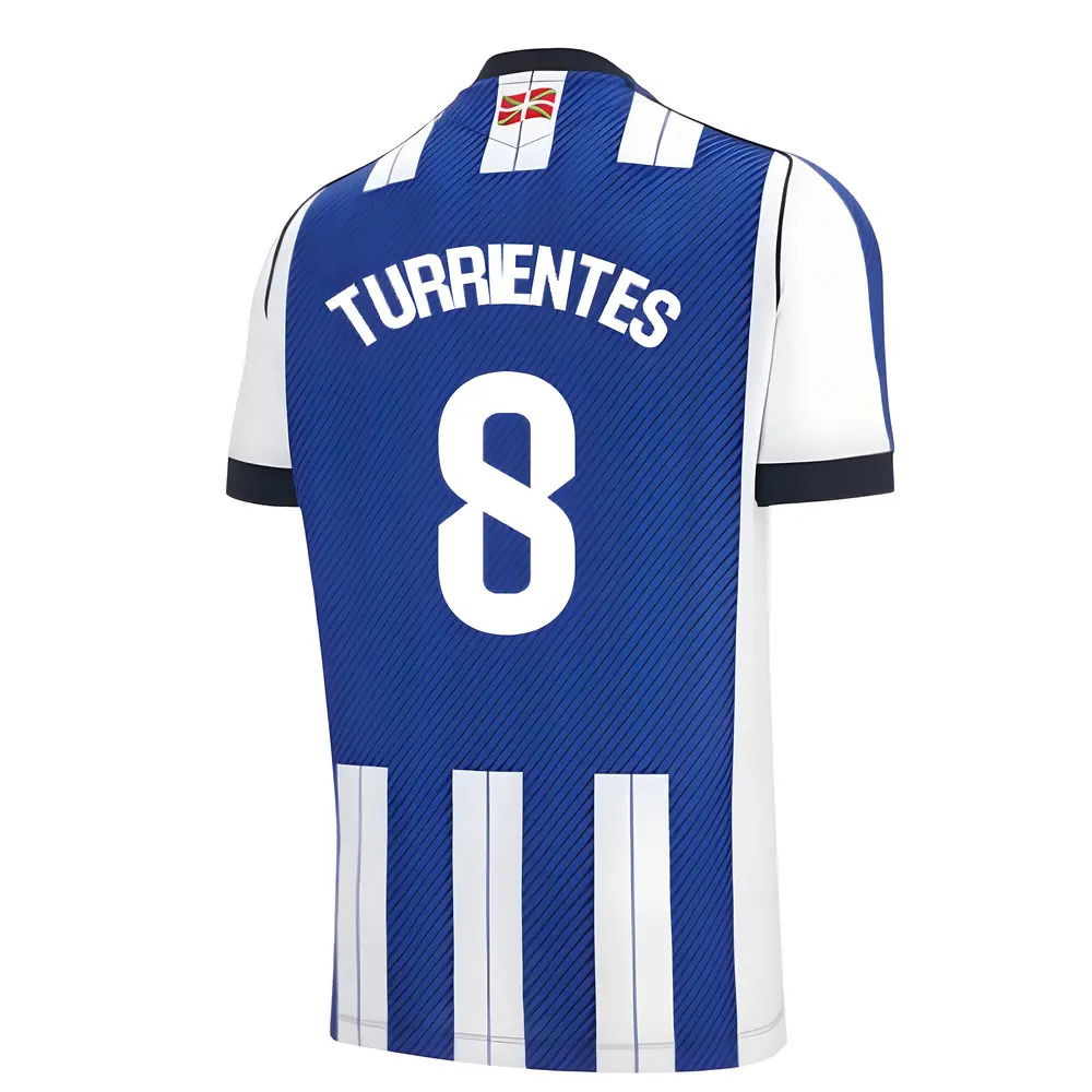 2025-2026 Real Sociedad Home Shirt (Turrientes 8)