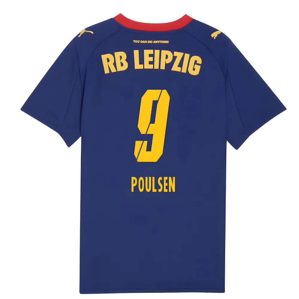 2025-2026 Red Bull Leipzig Away Shirt (Kids) (Poulsen 9)