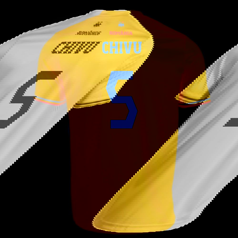 2025-2026 Romania Home Replica Shirt (Chivu 5)