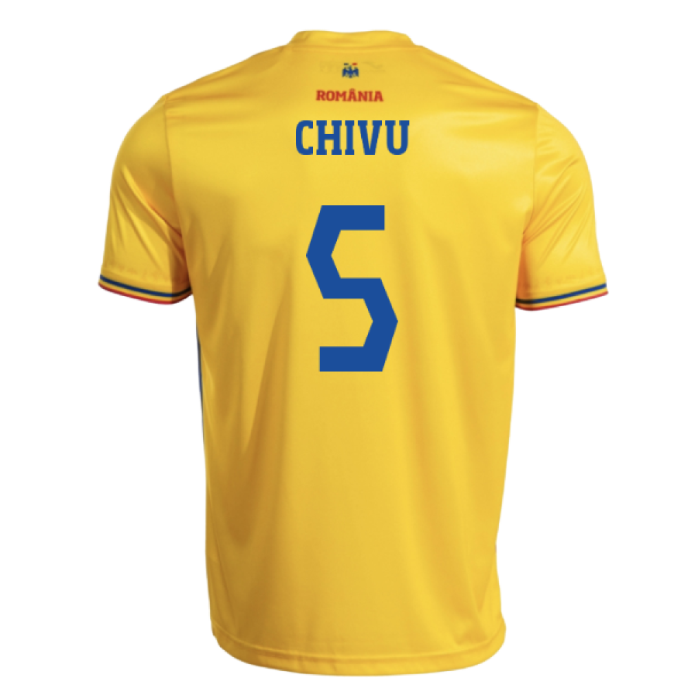 2025-2026 Romania Home Replica Shirt (Chivu 5)