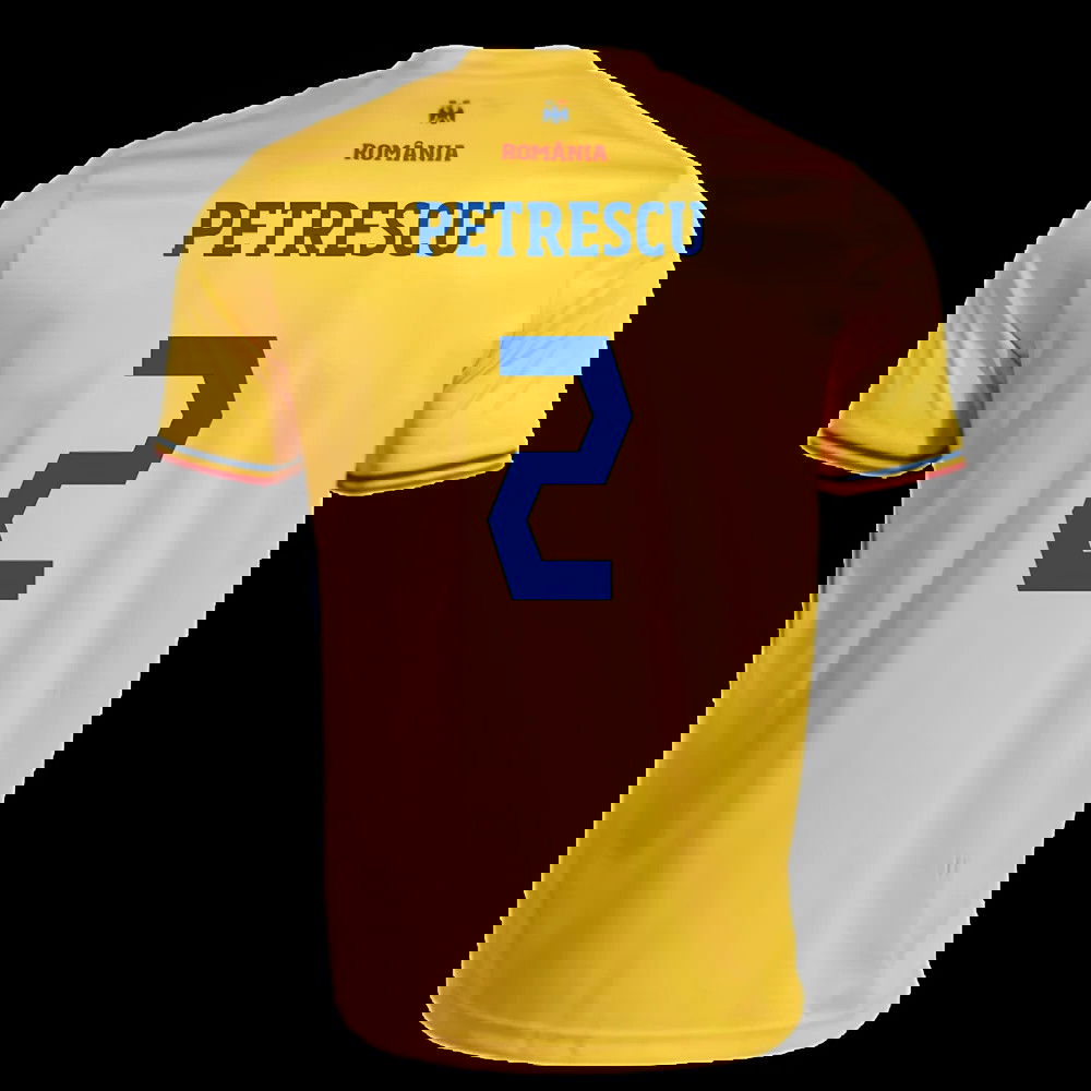 2025-2026 Romania Home Replica Shirt (Kids) (Petrescu 2)