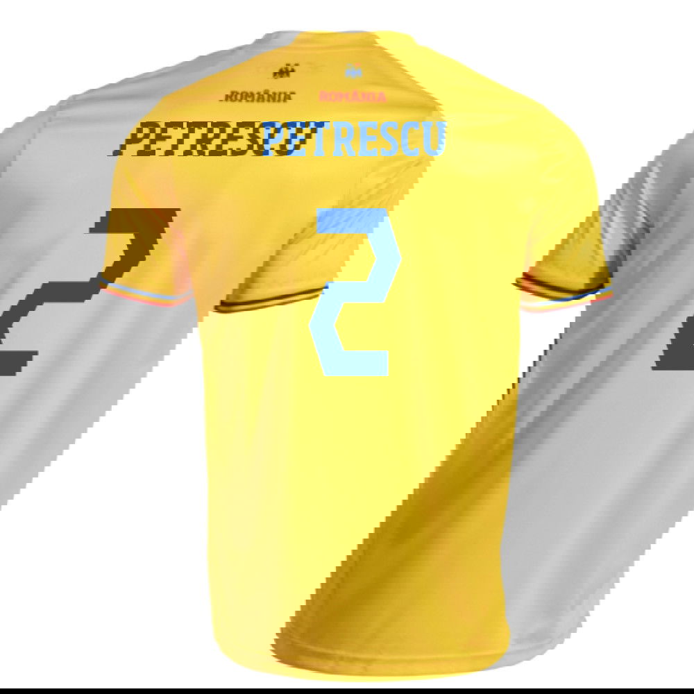 2025-2026 Romania Home Replica Shirt (Petrescu 2)