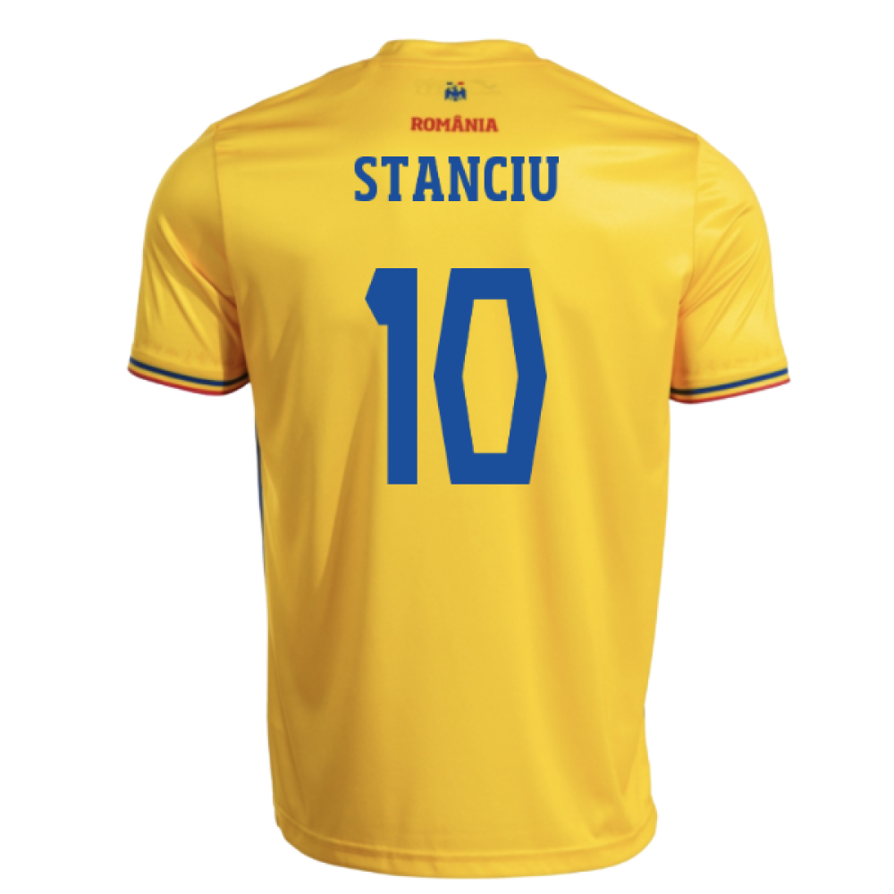 2025-2026 Romania Home Replica Shirt (Stanciu 10)