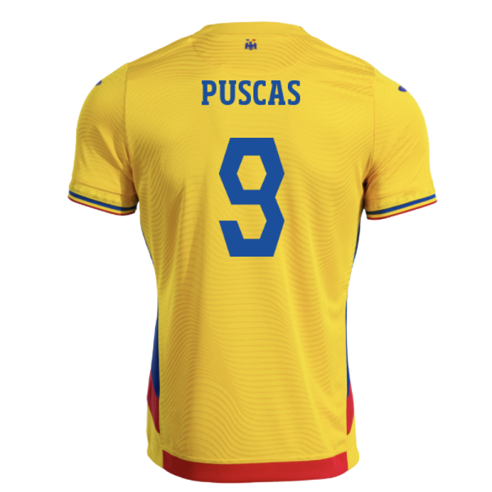 2025-2026 Romania Home Shirt (Puscas 9)