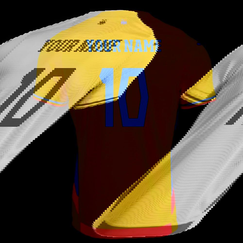 2025-2026 Romania Home Shirt (Your Name)