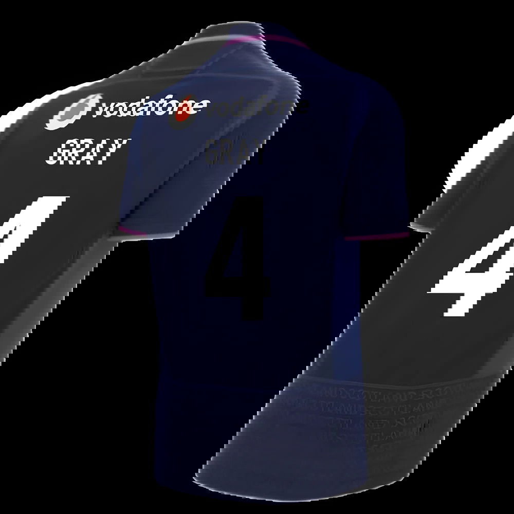 2025-2026 Scotland Home Rugby Shirt (Kids) (Gray 4)