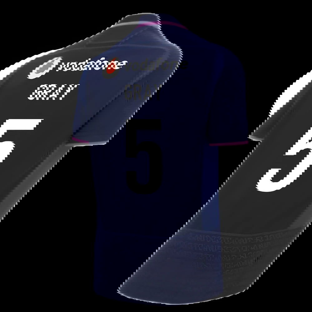 2025-2026 Scotland Home Rugby Shirt (Kids) (Gray 5)