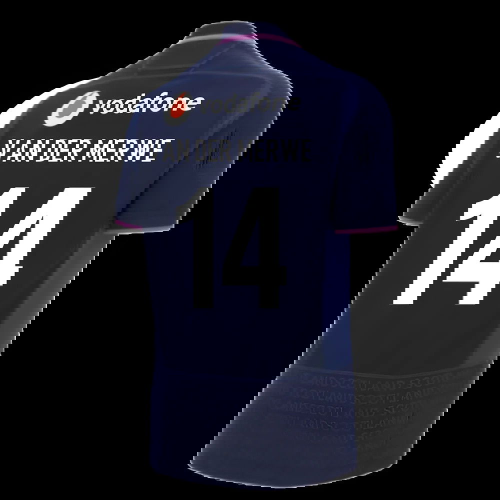 2025-2026 Scotland Rugby Home Replica Shirt (Van Der Merwe 14)