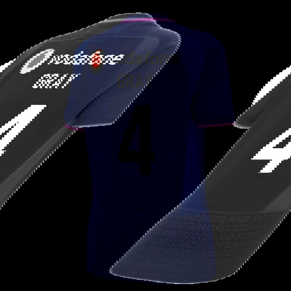 2025-2026 Scotland Rugby Poly Replica Shirt (Womens) (Gray 4)