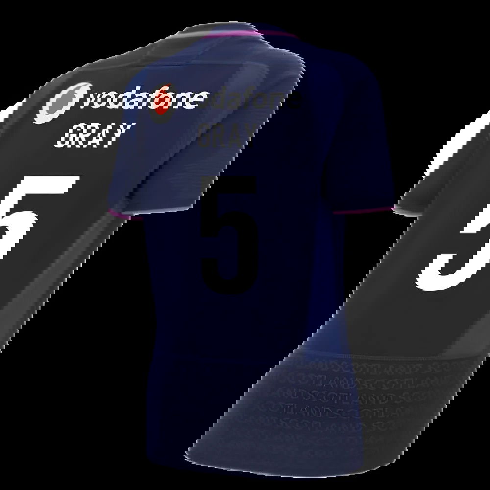 2025-2026 Scotland Rugby Poly Replica Shirt (Womens) (Gray 5)