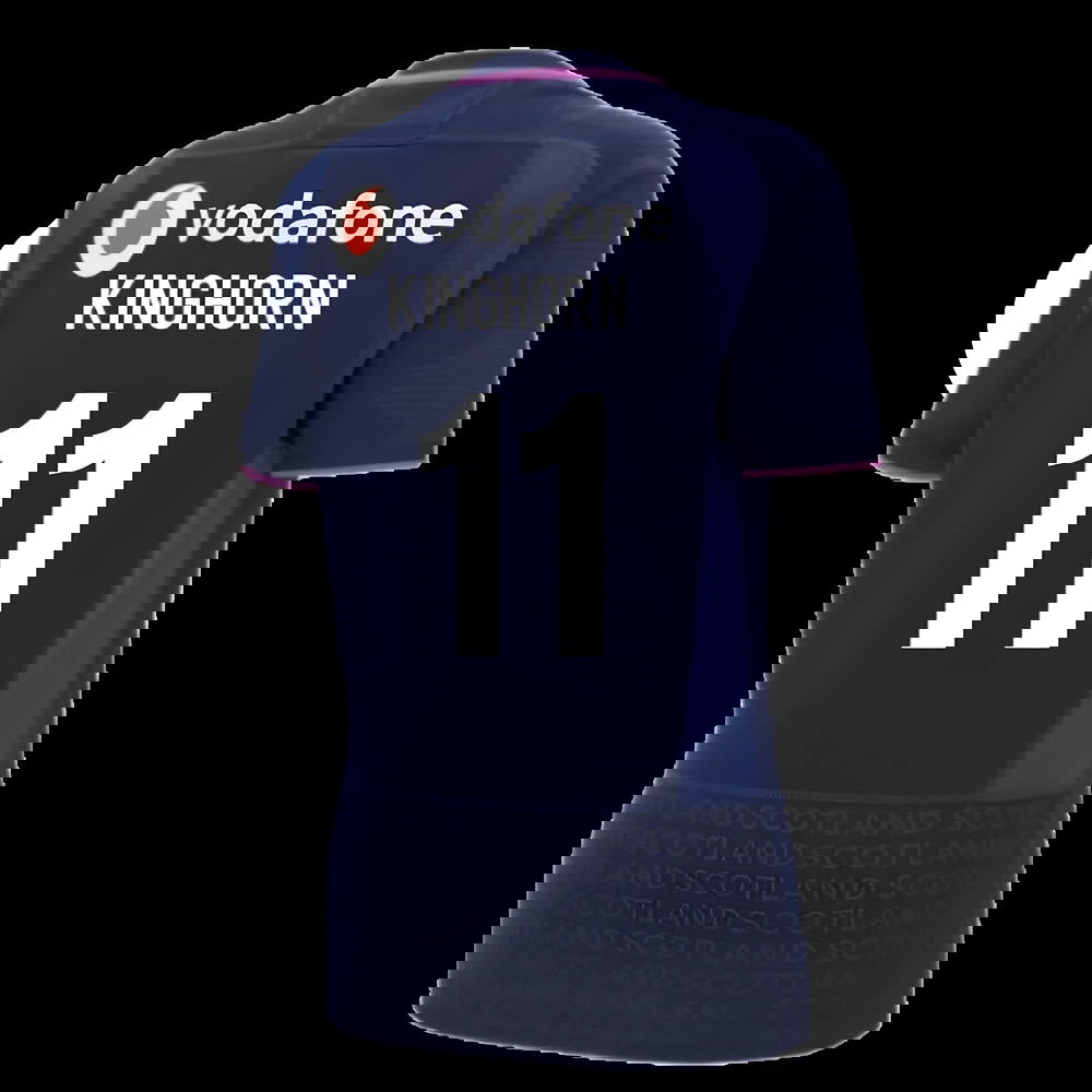 2025-2026 Scotland Rugby Poly Replica Shirt (Womens) (Kinghorn 11)