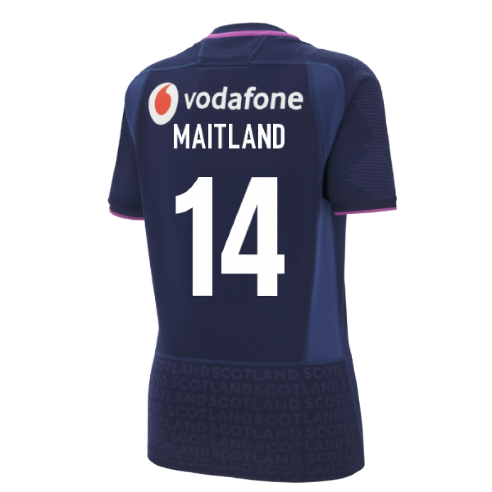 2025-2026 Scotland Rugby Poly Replica Shirt (Womens) (Maitland 14)