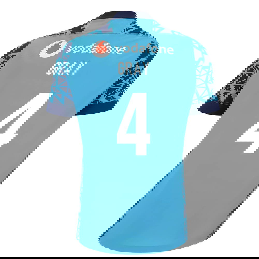 2025-2026 Scotland Rugby Training Jersey (Navy-Sky) - Kids (Gray 4)