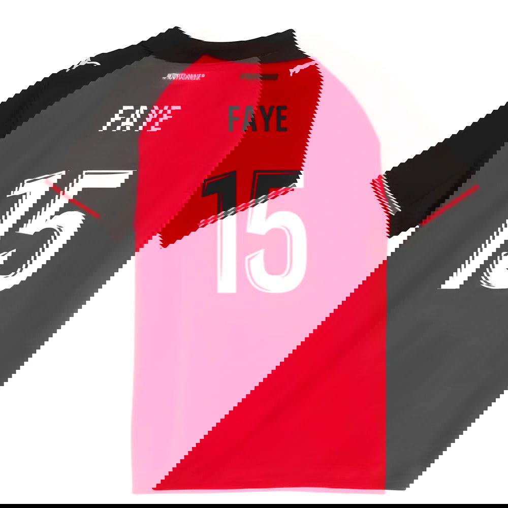 2025-2026 Stade Rennais Home Shirt (Kids) (Faye 15)