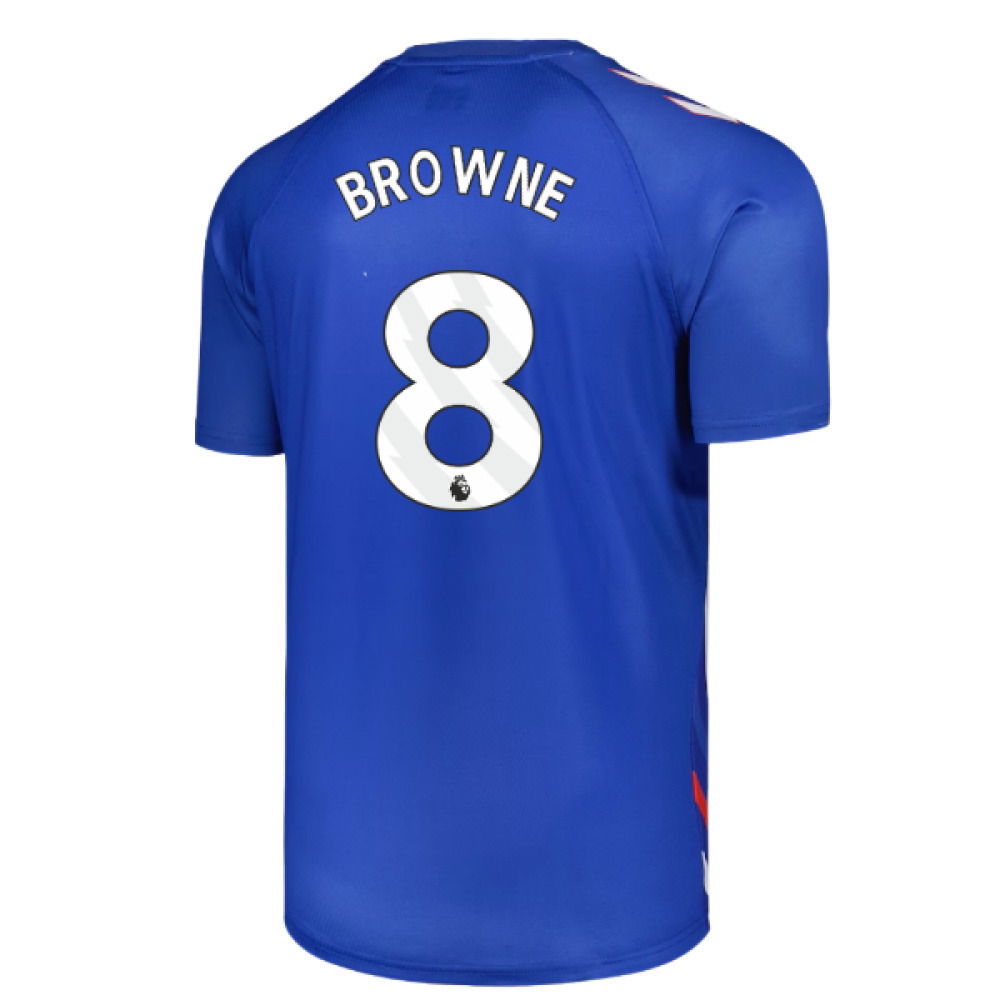 2025-2026 Sunderland Away Pre-Match Jersey (Blue) - Kids (Browne 8)