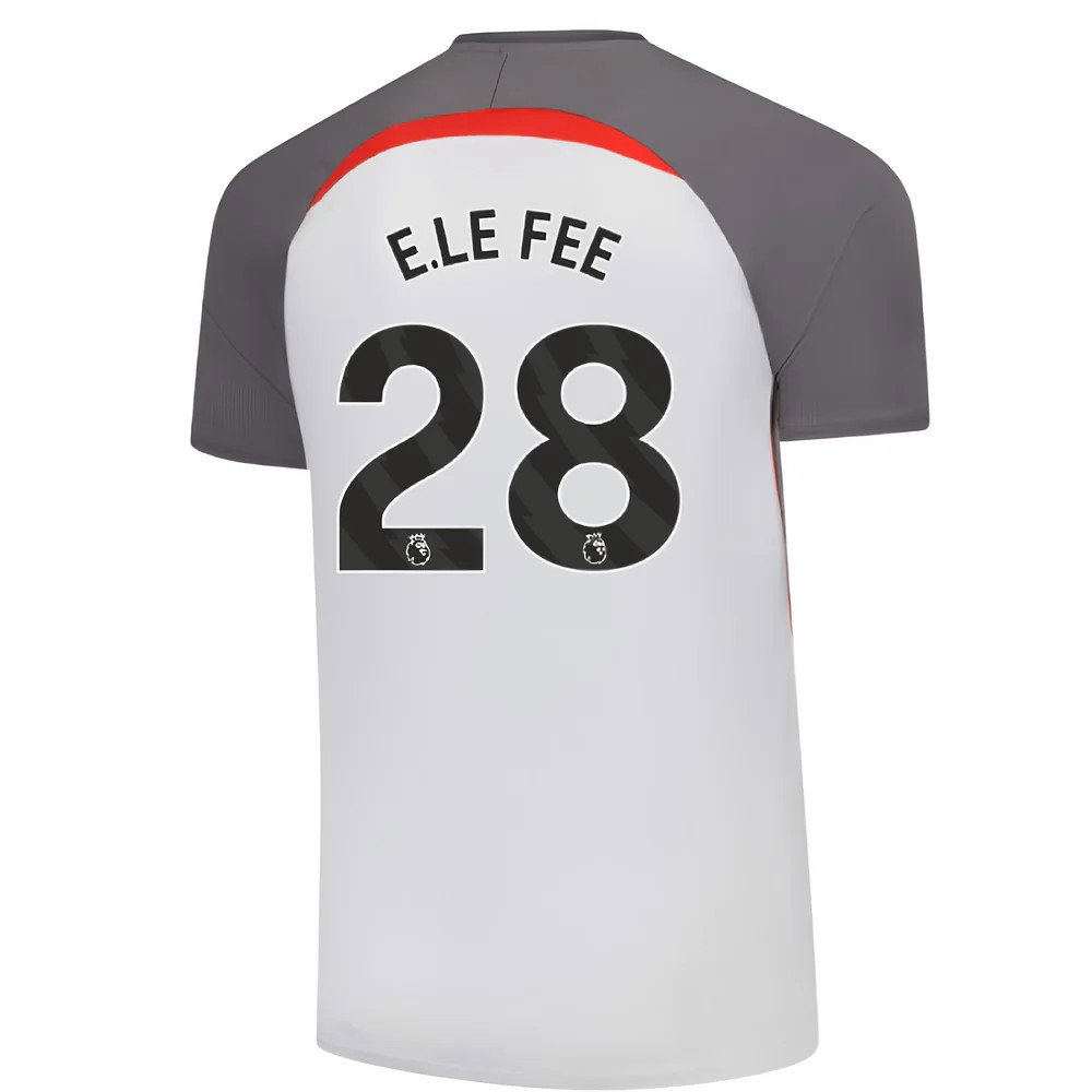 2025-2026 Sunderland Training Jersey (White) (E.Le Fee 28)