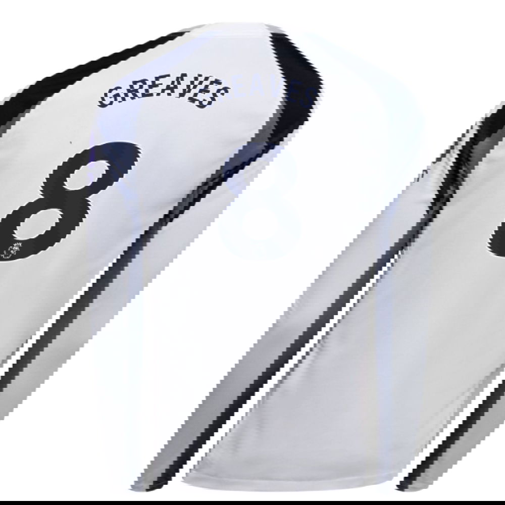 2025-2026 Tottenham Long Sleeve Home Shirt (Greaves 8)