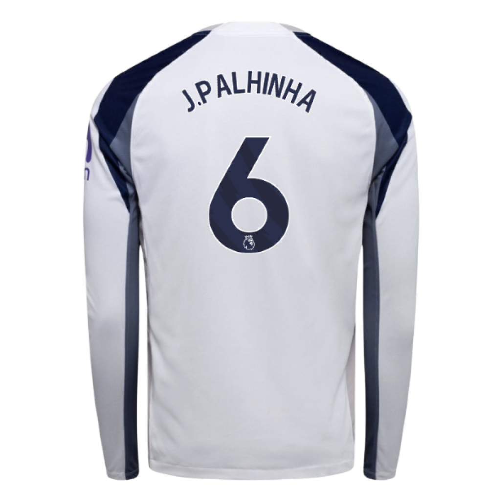 2025-2026 Tottenham Long Sleeve Home Shirt (J.Palhinha 6)